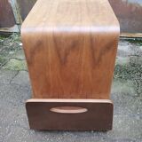 Vintage magazine rack coffee table 70/80