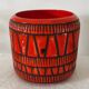 Vase cache-pot rouge signé Roger Capron circa 1960
