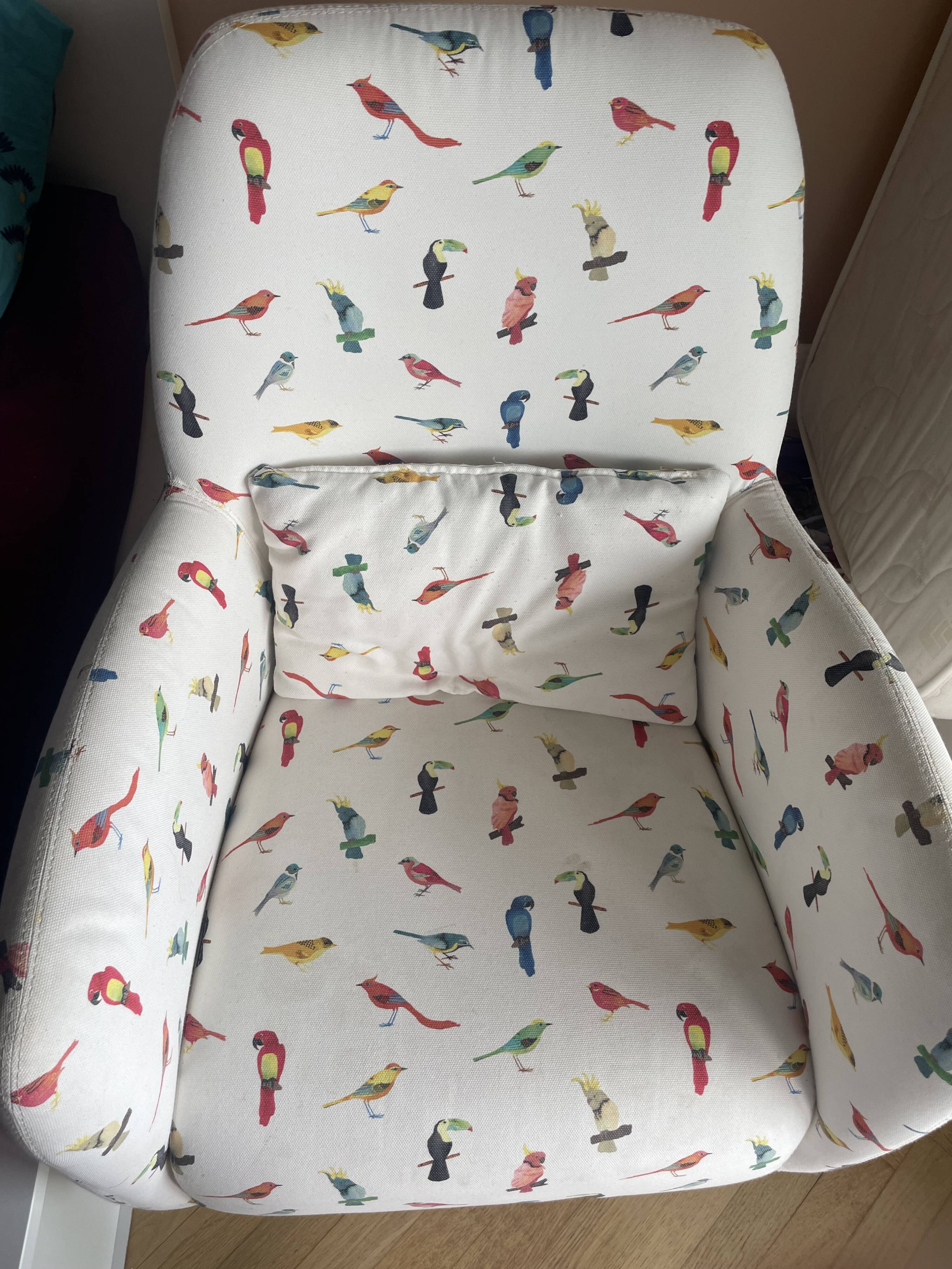 Habitat fabric armchair