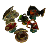 Vallauris ceramic lamp set