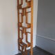 Trellis dyed blond wood by Ludvík Volak vintage 1960