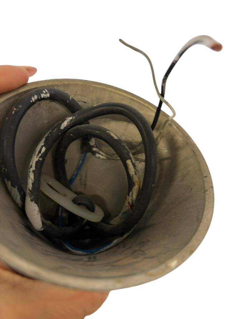 Vintage space age UFO chandelier / 1970s suspension