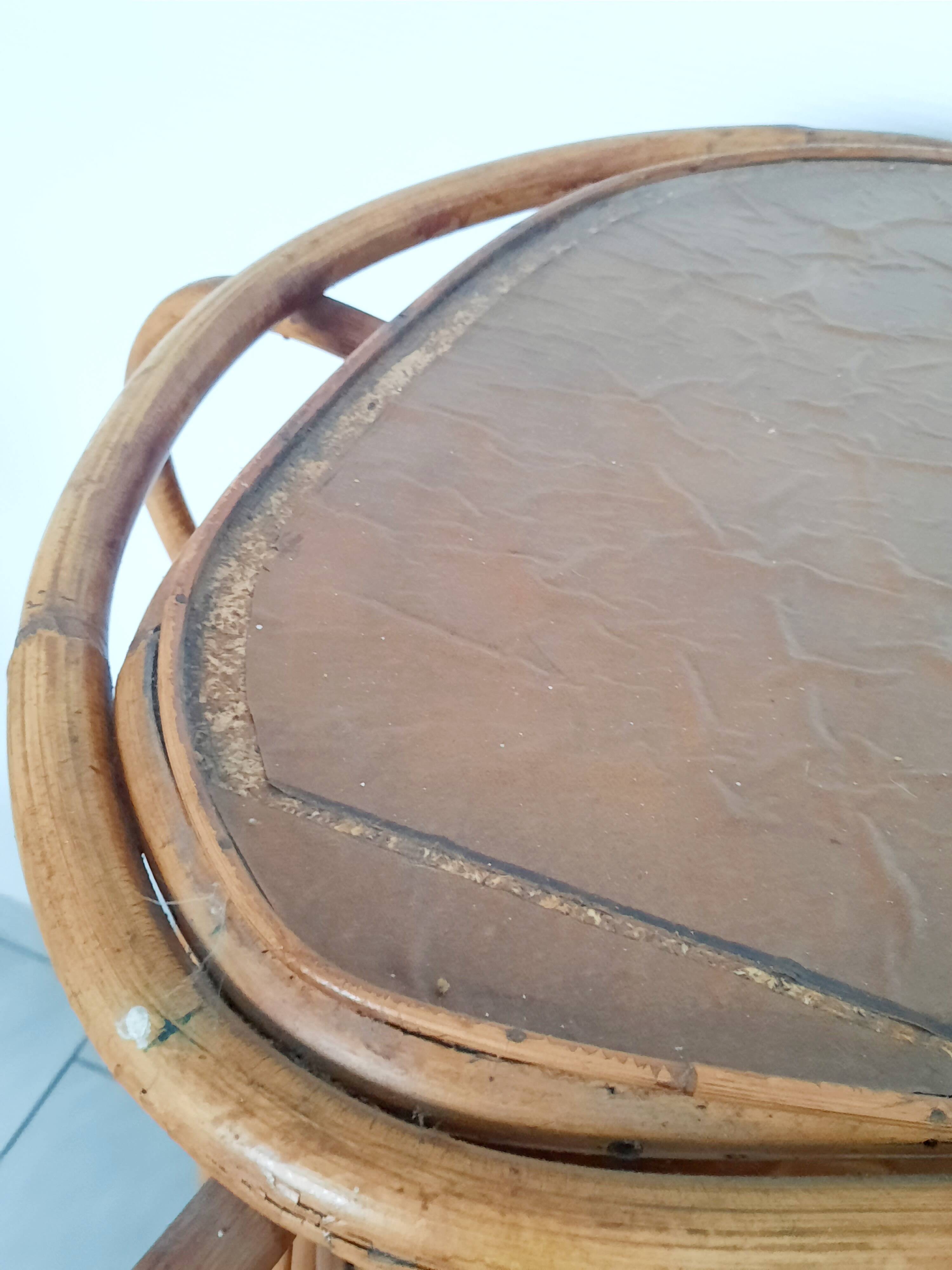 60s bamboo and rattan tiki bar