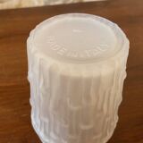 Frosted effect textured glasses / cups, made in Italy