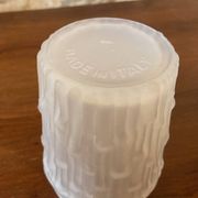Verres / gobelets texturés effet givré, made in Italy
