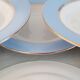 Hollow earthenware plates Café Gilbert by Moulin des Loups Vintage