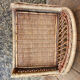 Rattan shelf cabinet