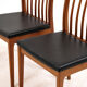 2 chaises teck 1960’s made in Sweden