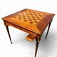 Square game table "tric trac" in Louis XVI style, 19th century.