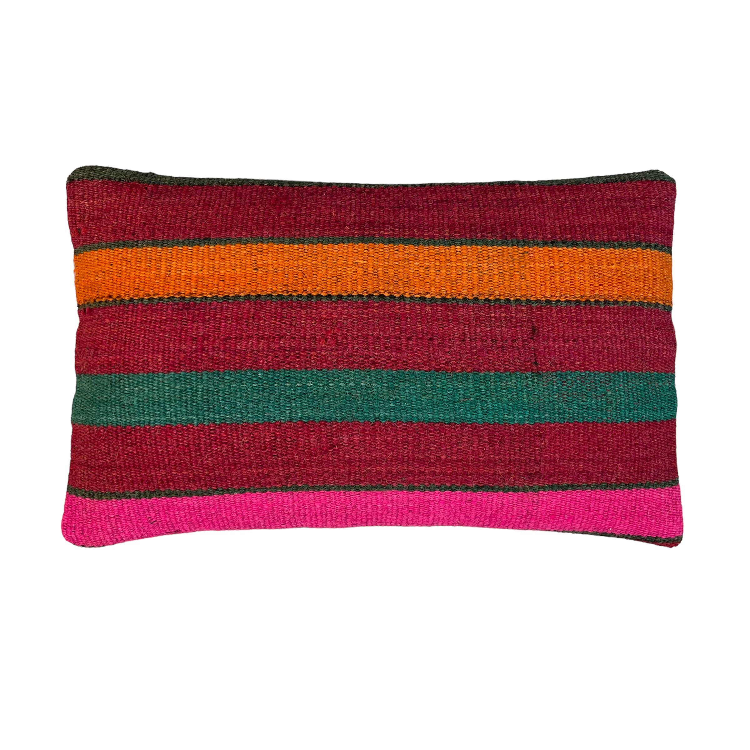 Housse de coussin kilim turc vintage, 30 x 50 cm