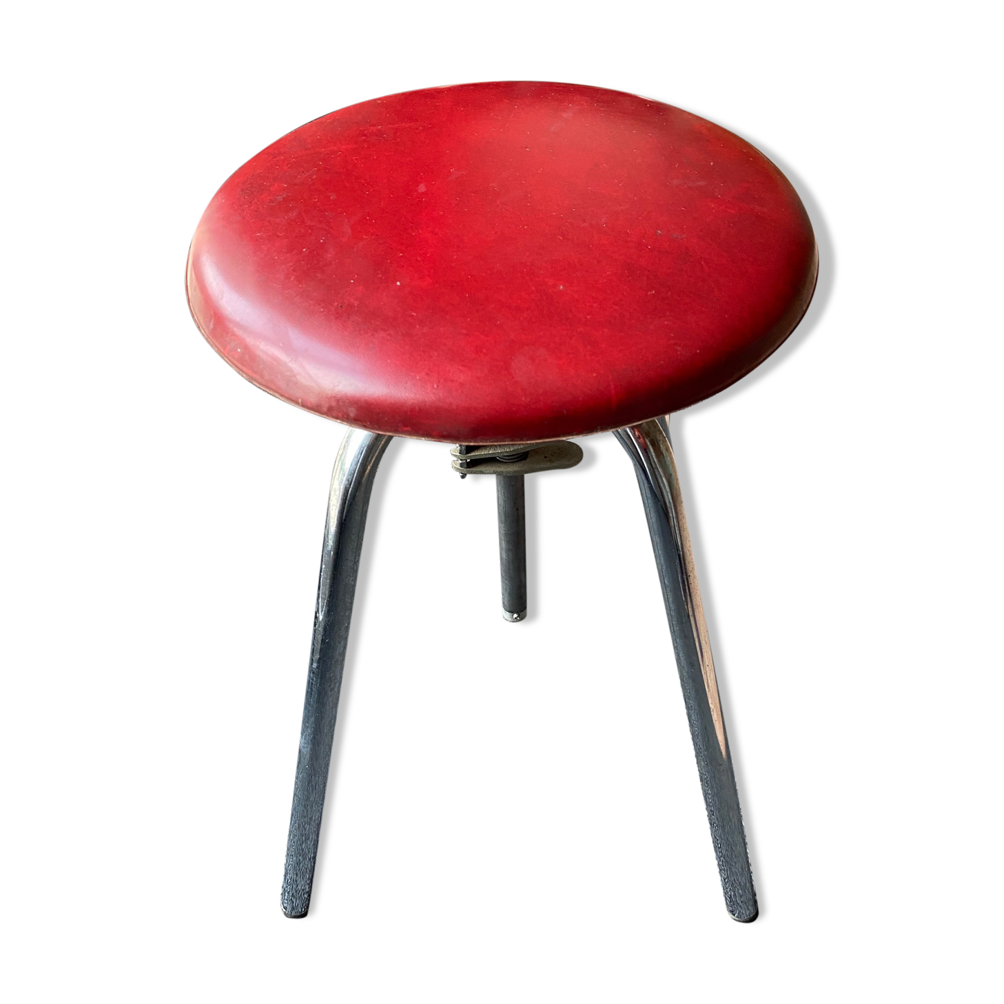Industrial tabouret architect jide limoges chaise atelier assis