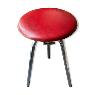 Industrial tabouret architect jide limoges chaise atelier assis
