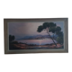 Oil on canvas sunset in the Mediterranean JD Garat 20th century