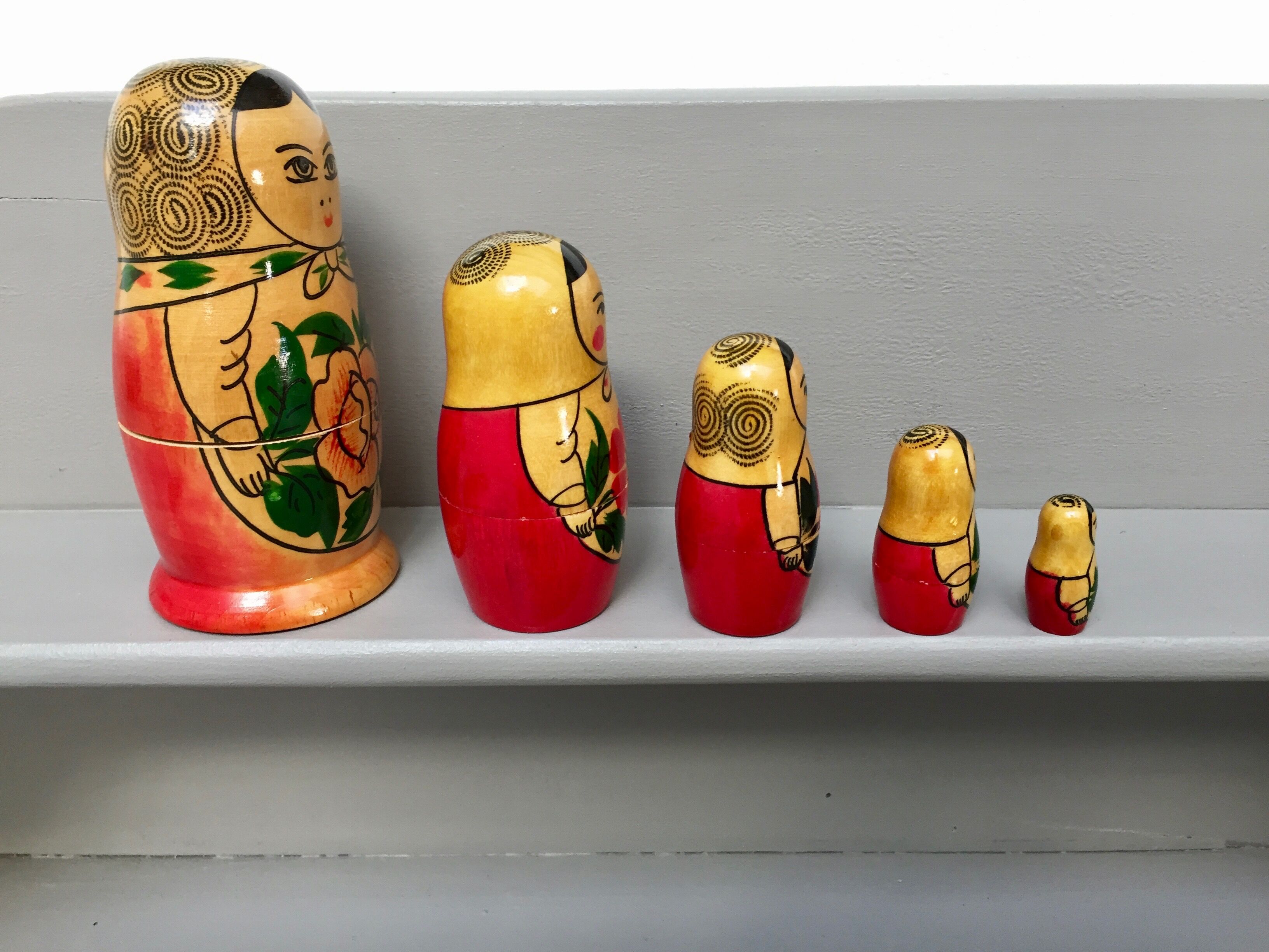 Série de matriochkas russes