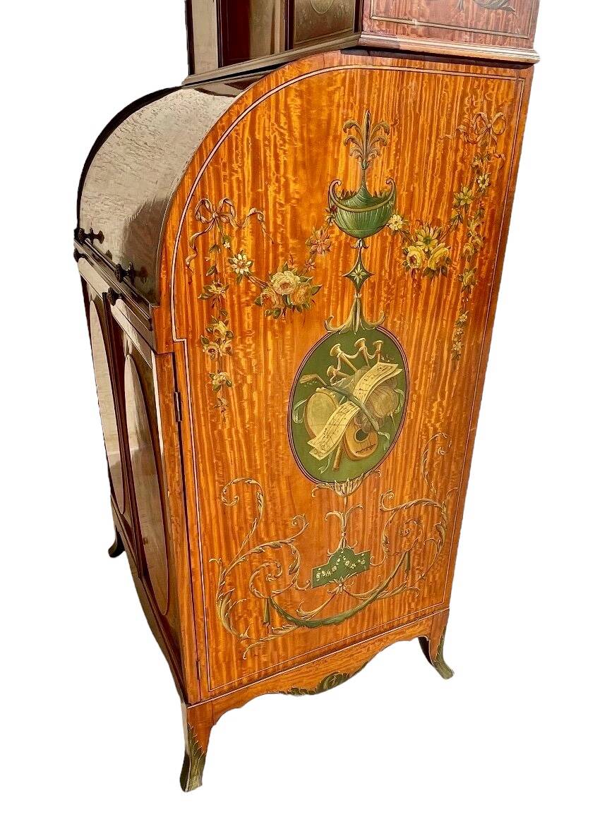 Marquetry sideboard by Hobbs & Co. London