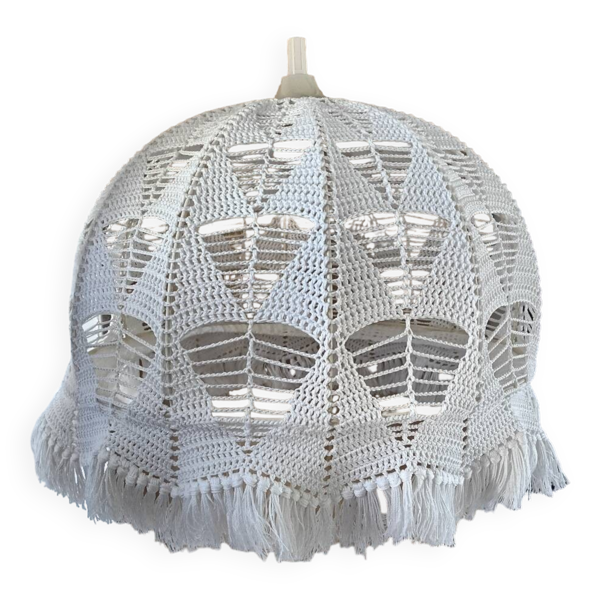 Abat jour crochet vintage