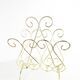 Golden wire magazine rack 1960