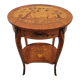 Louis xv style marquetry table Chinese scene
