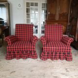 Paire de fauteuil Napoléon III