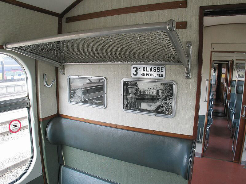 Industrial luggage rack from Dutch Railway, 1946
