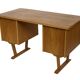 Bureau vintage des années 1960, design de bureau compact