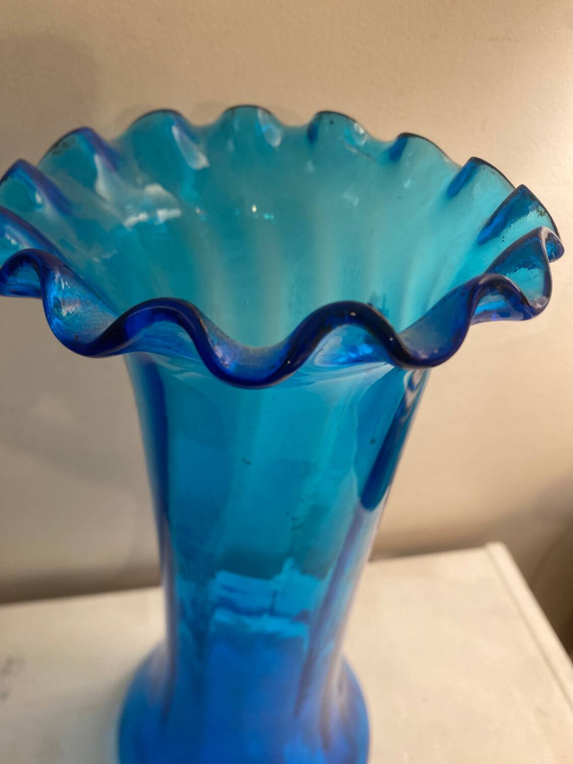 Vase bleu