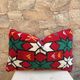 Vintage Berber cushion cover, Moroccan wool cushion.