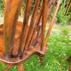 4 Windsor wheelback chairs in dark oak