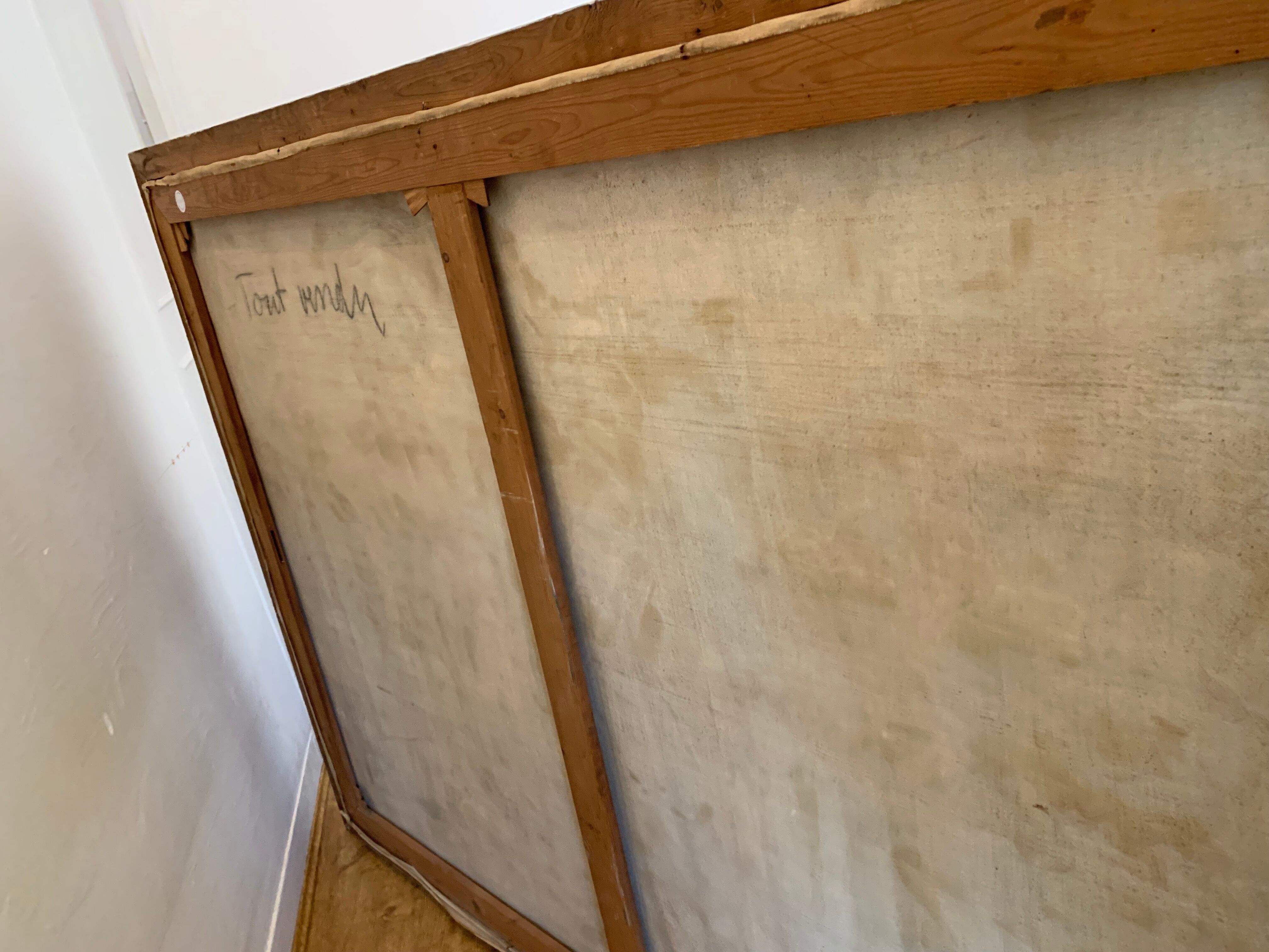 All sold! Large oil on canvas 1938.170 x125cm