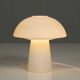Glashütte Limburg model 6276 large mushroom lamp 1970'S