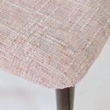Dining Room chairs set of 6 pale pink Scandinavian design