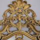 MIROIR MURAL DU DÉBUT DU XXE SIÈCLE EN BOIS DORÉ DE STYLE BAROQUE