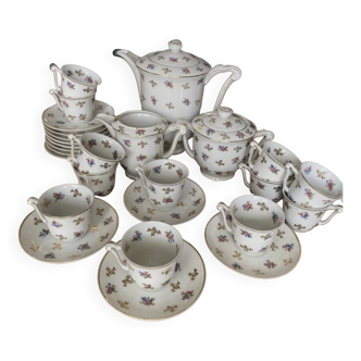 Raynaud porcelain tea service 27 pieces