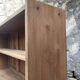 Antique furniture - solid oak shelf