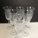 Ensemble de six flutes à champ en cristal de Lorraine