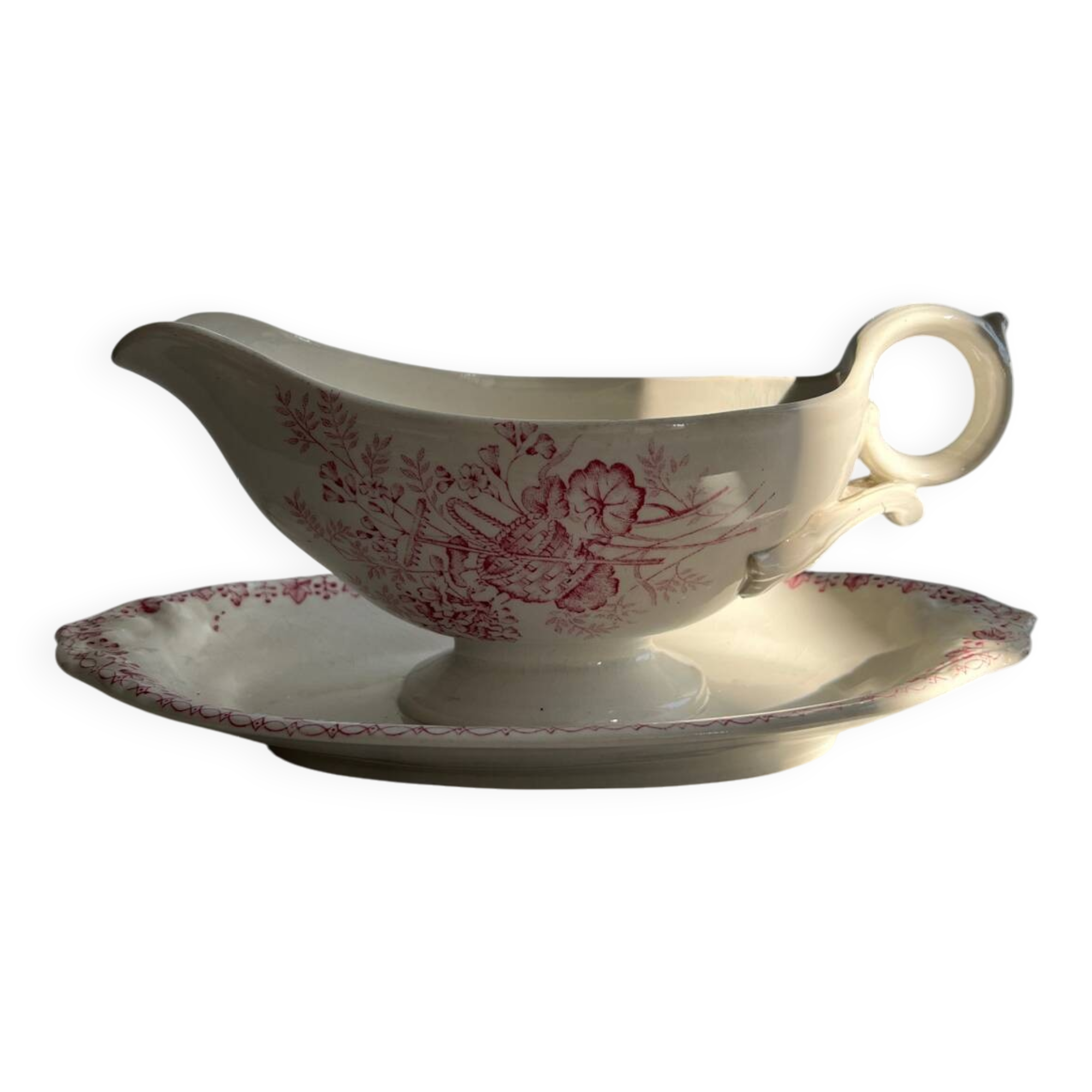 Onnaing Harvest Collection Sauceboat, Iron Earth