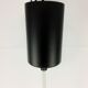 Vintage black metal suspension 1960
