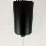Suspension vintage noire métal 1960