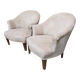 Pair of velvet armchairs
