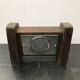 Bayard table pendule clock 8 days wood - vintage chromé metal