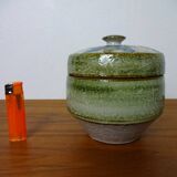 Danish Studio Ceramic Bowl with Lid by Noomi Backhausen for Soholm Stentoj, 1960s