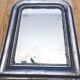 Old Louis Phillipe mirror, silvered with silver leaf.