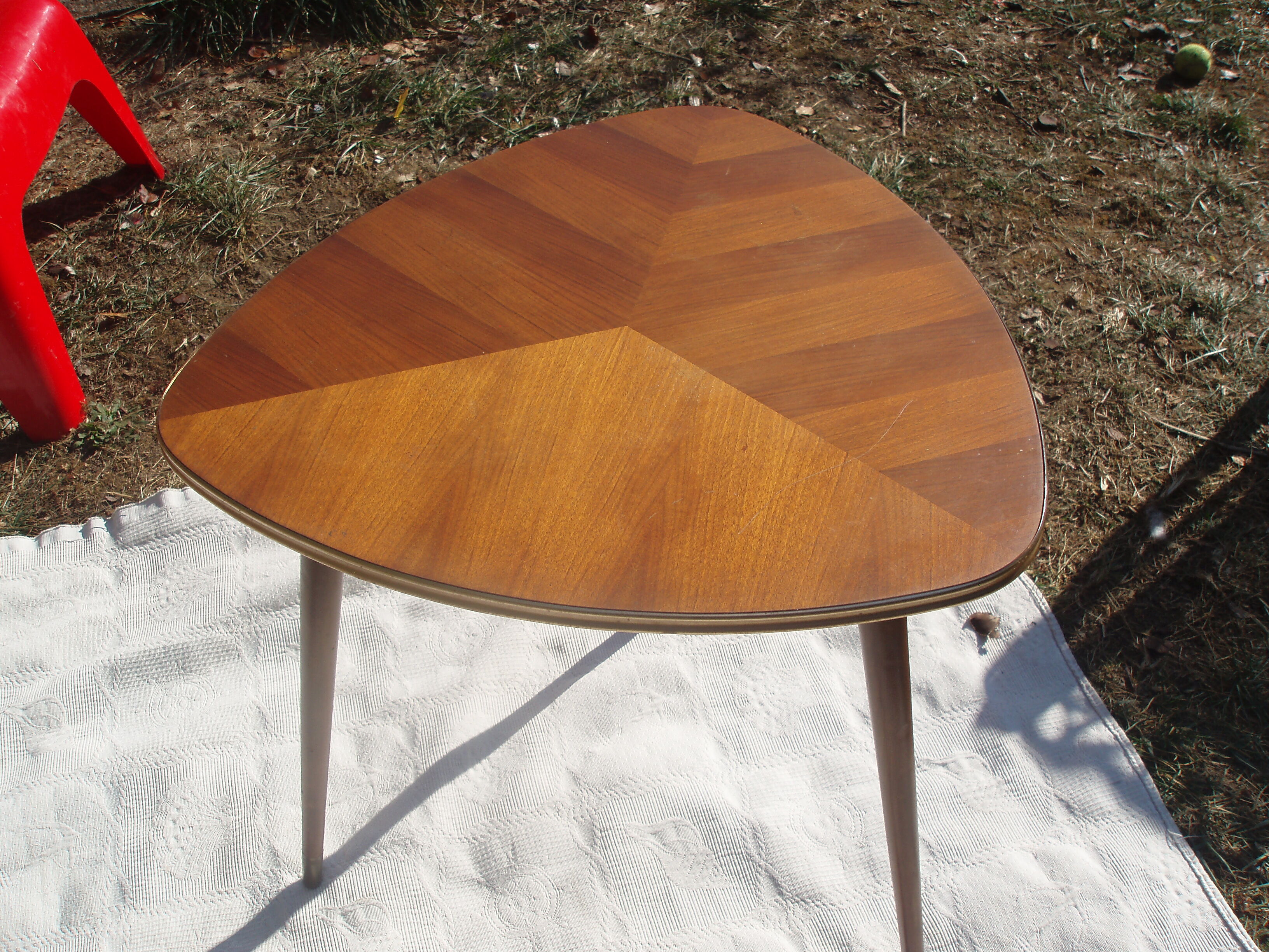 Table tripod triangular vintage extra