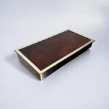 Faux tortoise shell & chromed Dior vanity box, Italy, 1970s