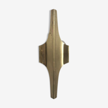 Brass wall light