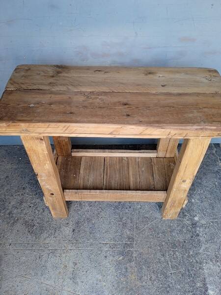 Workbench 100cm old solid wood