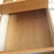 Wooden sewing worker/furniture with compass feet
