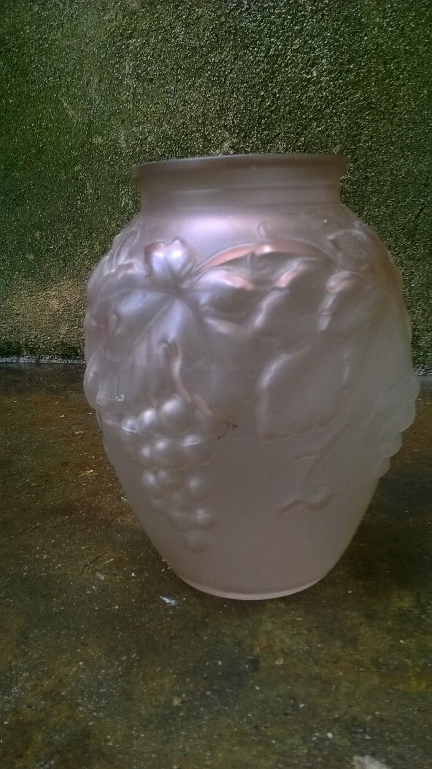 Vintage glass vase