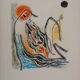 Gustave Singier: Red Sun by the Sea, original lithograph