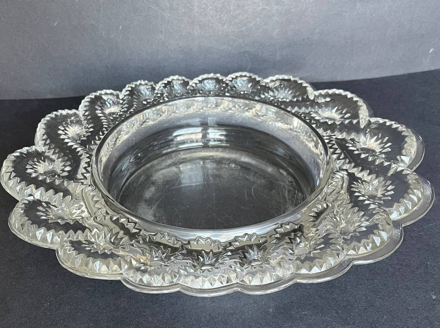 Lalique crystal centerpiece